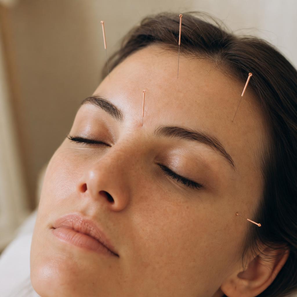 Acupuncture — Facial Needle Detail