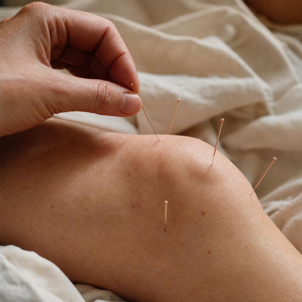 Acupuncture — Knee Insertion Detail