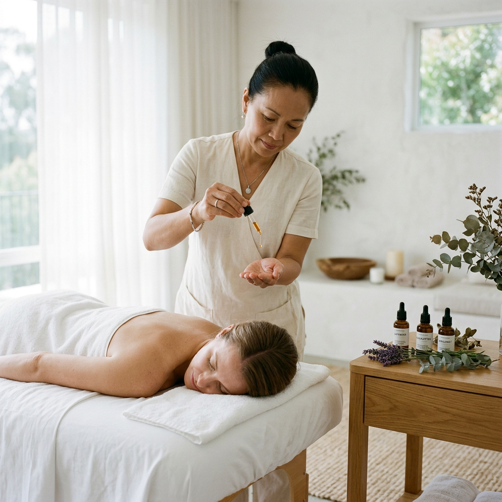 Aromatherapy — Essential Oil Pour