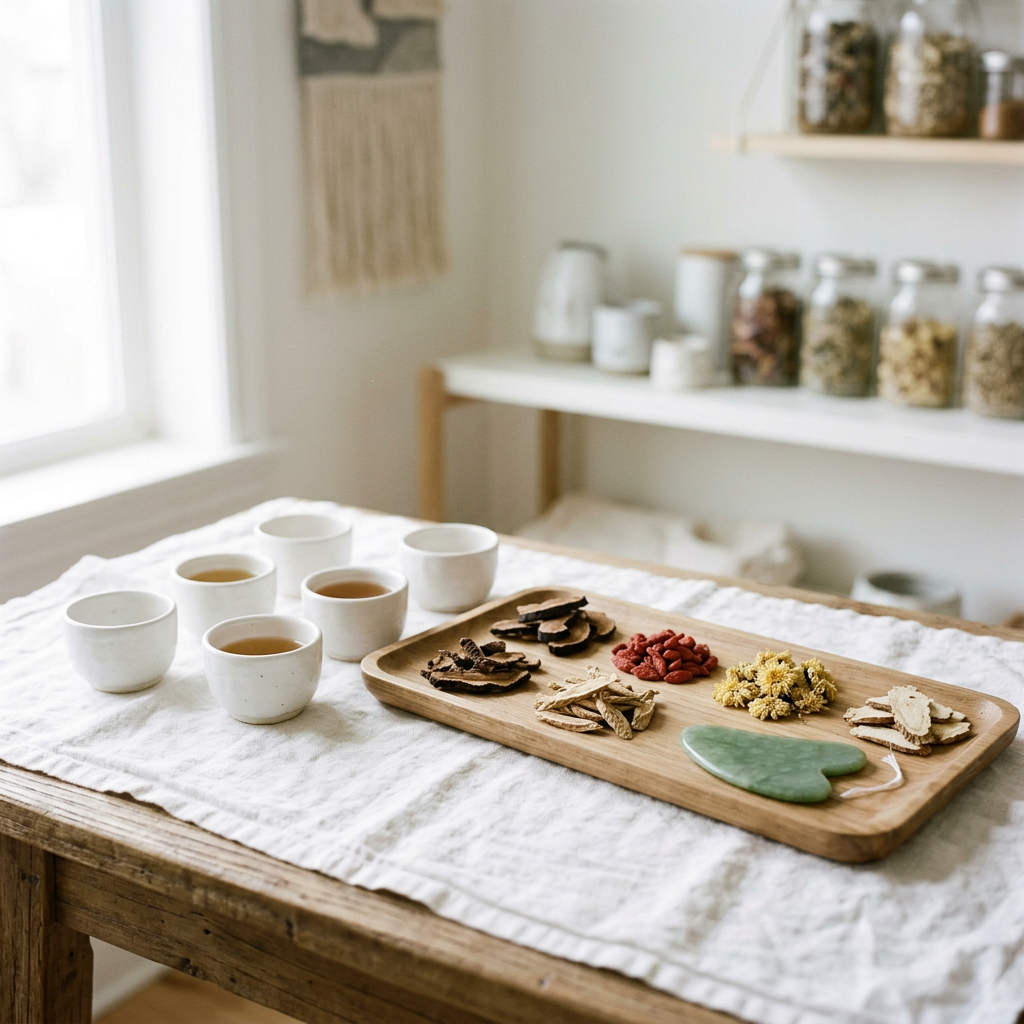 Asian Wellness — Herbal Tea & Gua Sha