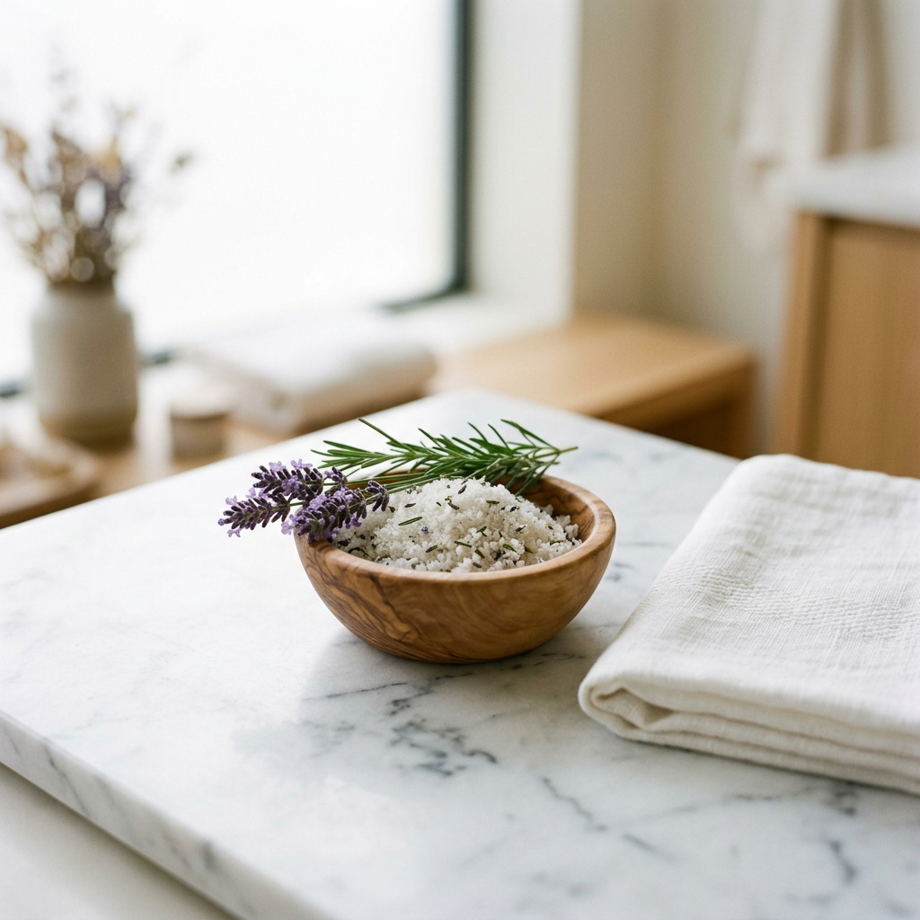 Body Treatment — Lavender Salt Bowl