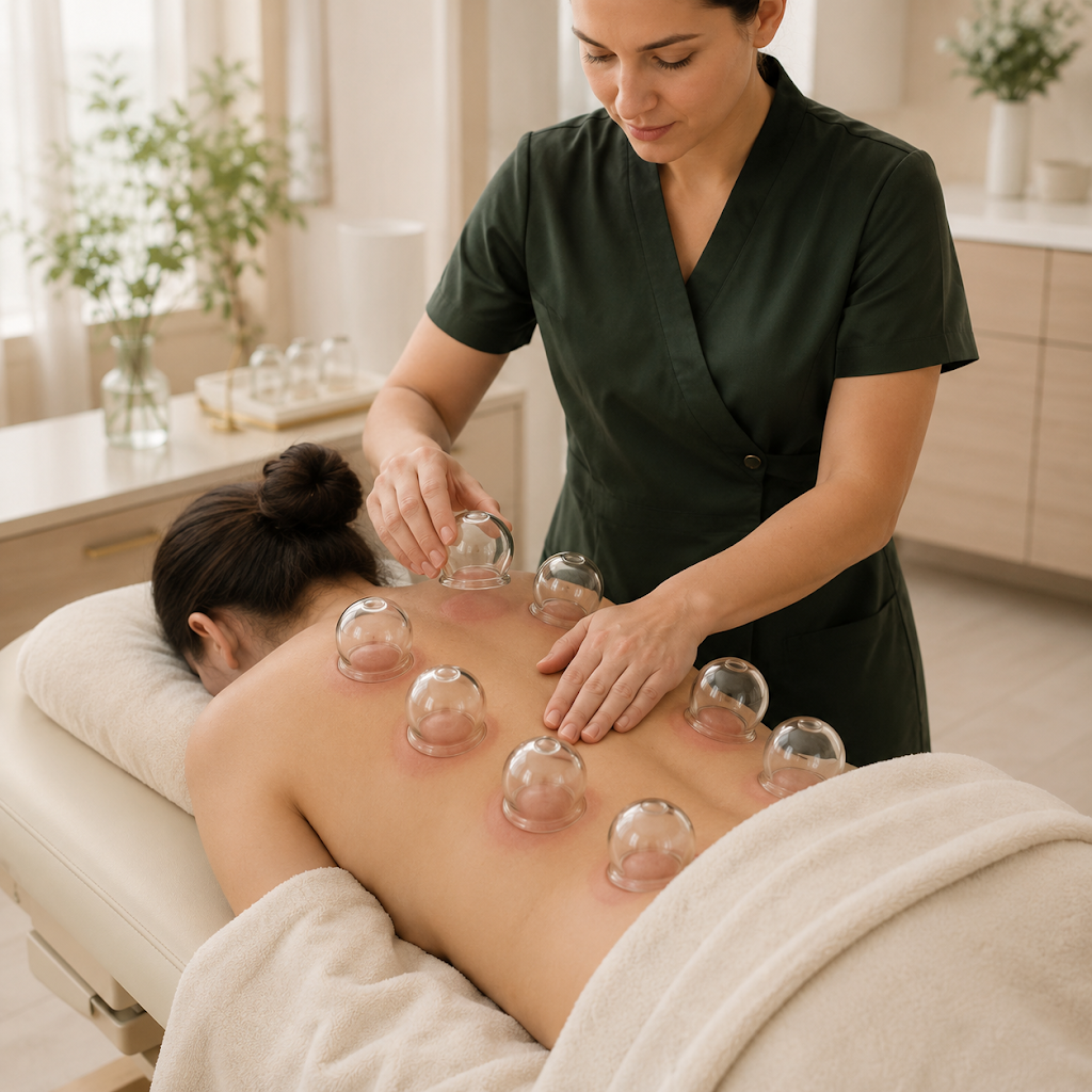Crystal Cupping — Back Therapy