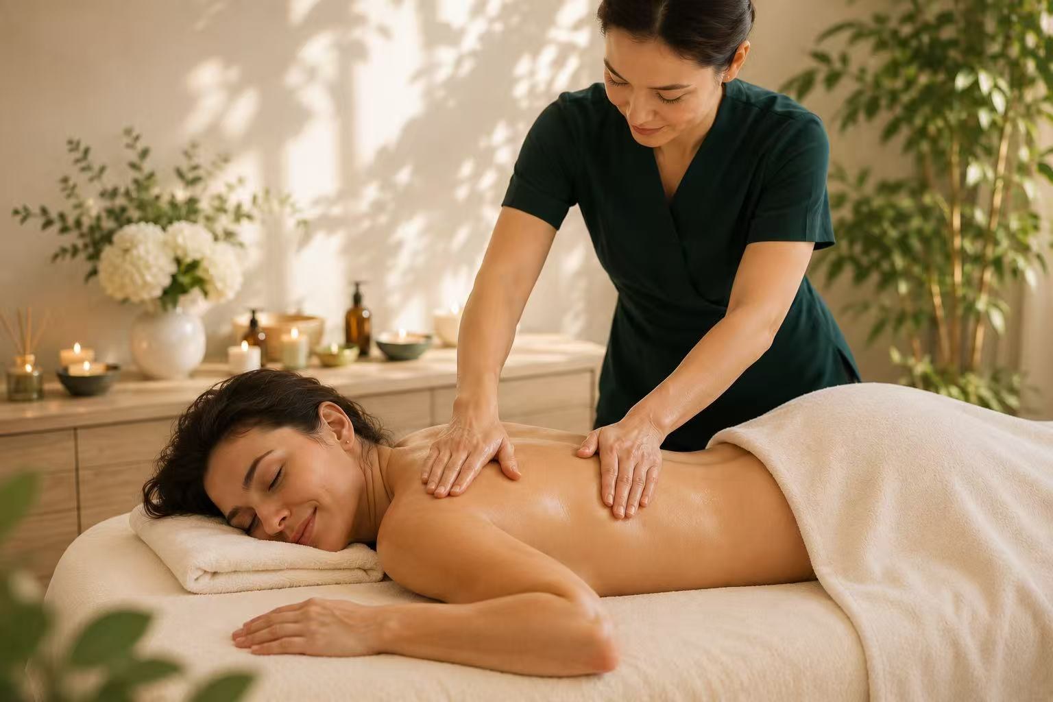Crystal Massage — Evening Back Ritual