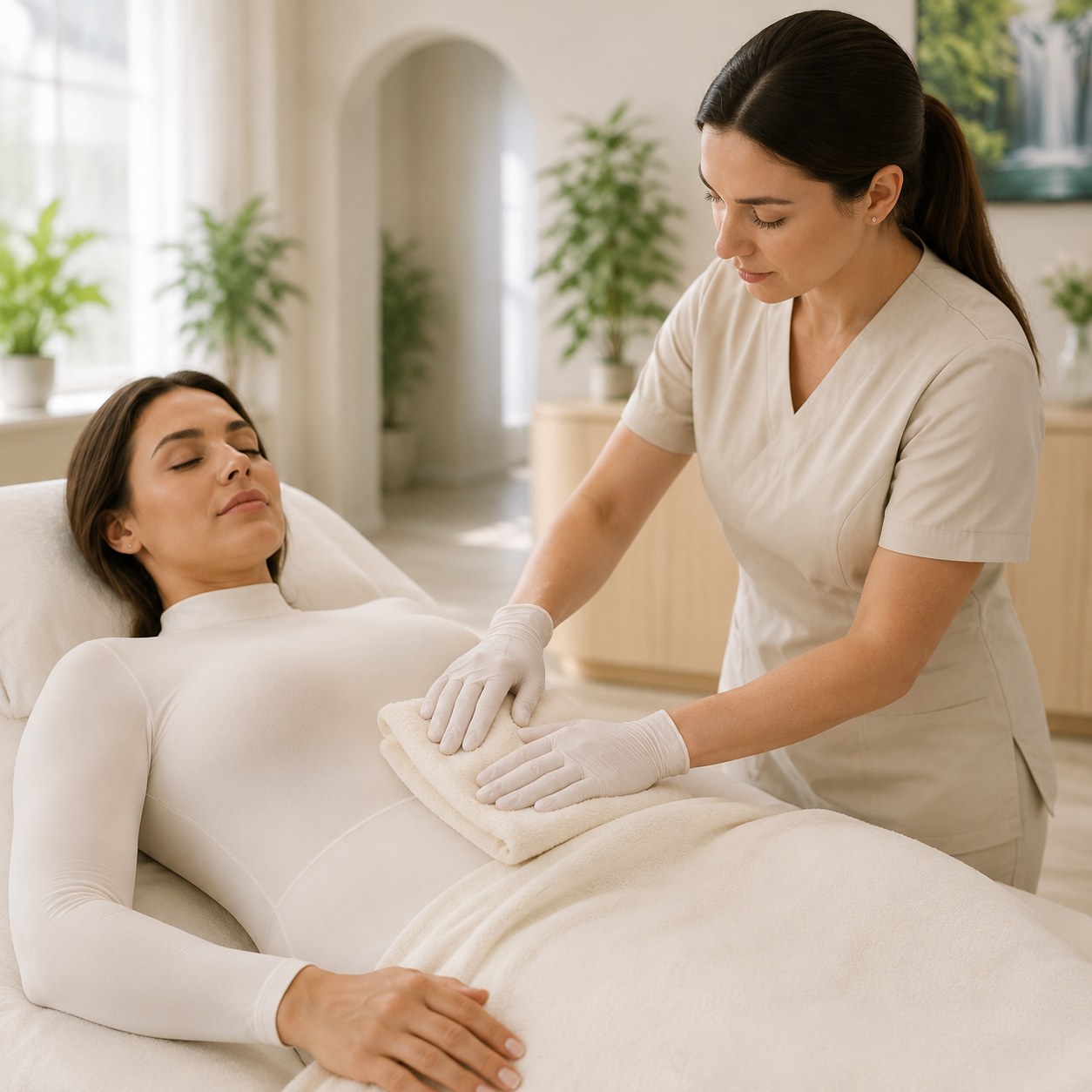 Crystal Massage — Warm Towel Press