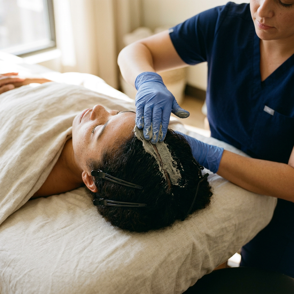 Deep Scalp Cleansing — Clay Treatment