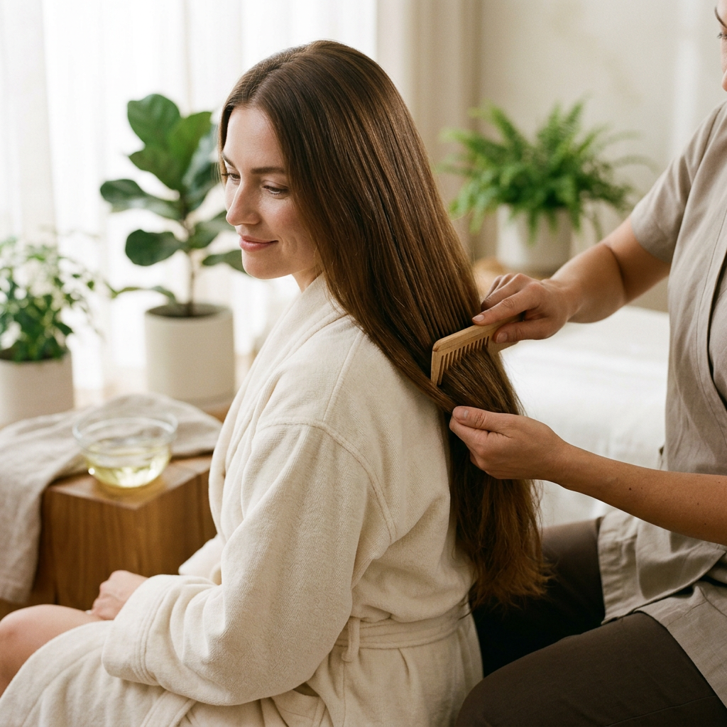 Hair & Scalp Treatment — Glossy Lengths