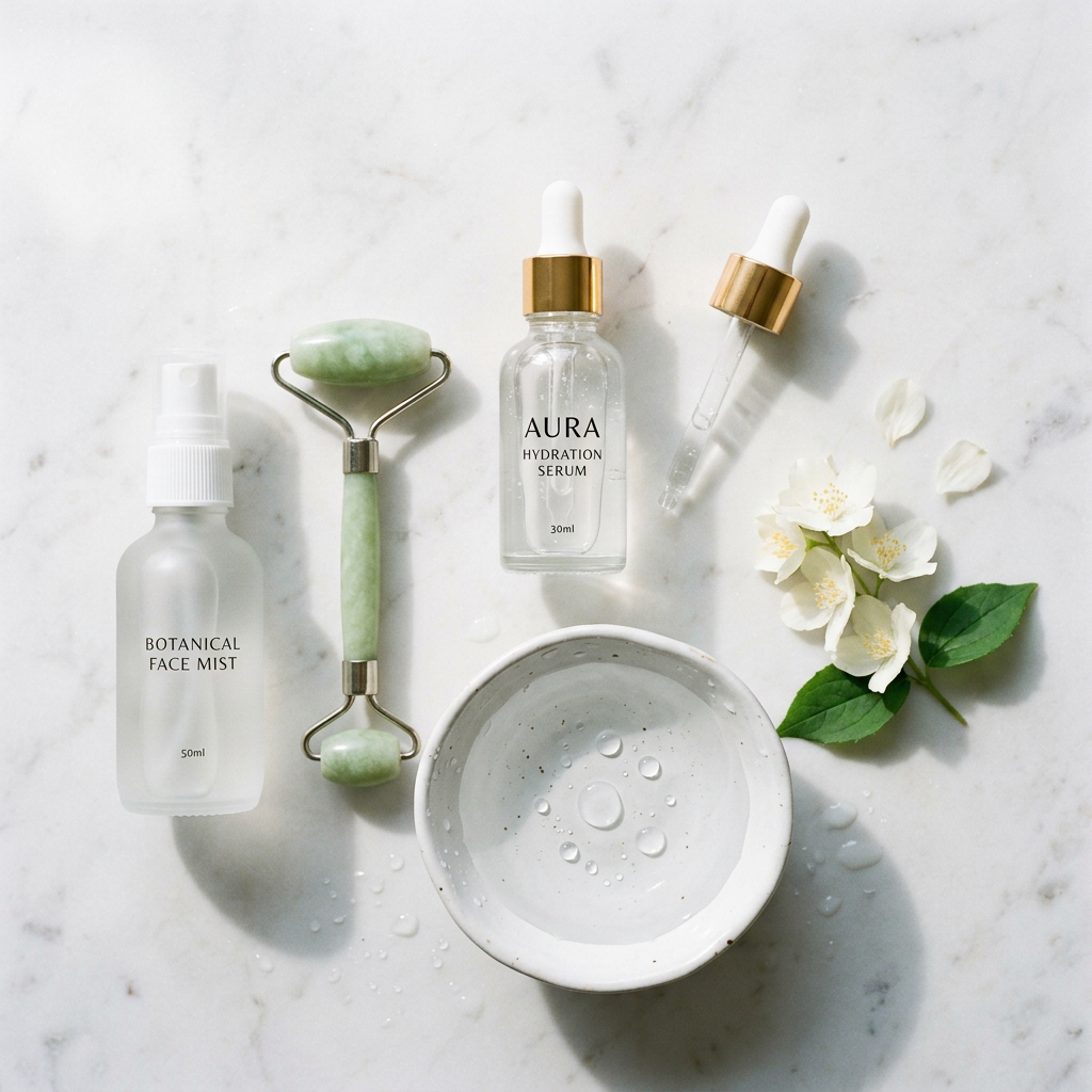 Hydrating Facial — Marble Serum Set