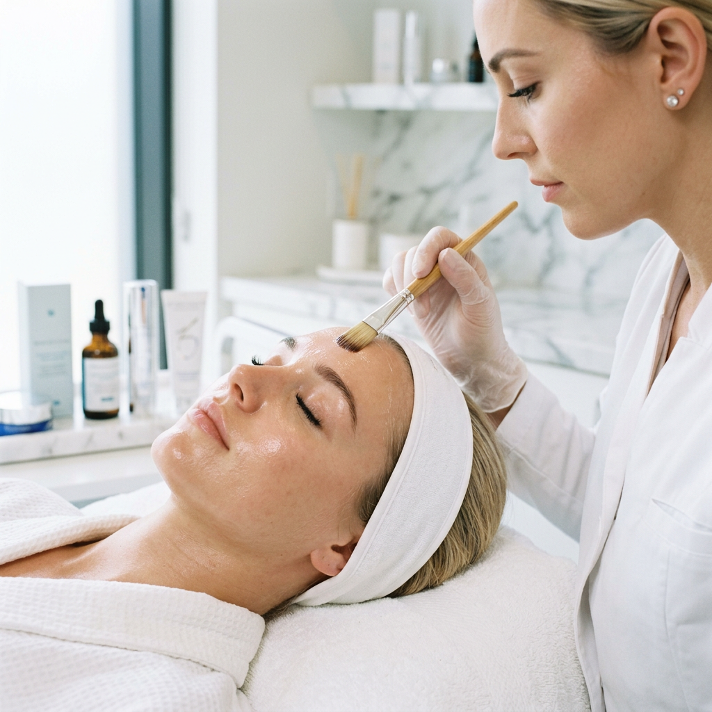 Chemical Peel — Forehead Sweep