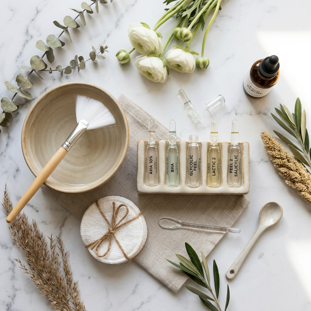 Chemical Peel — Ampoule Flat Lay