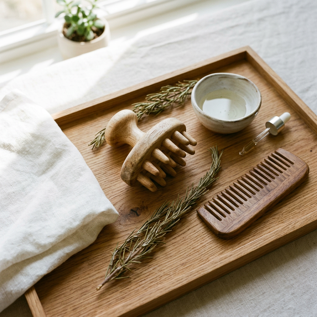 Scalp Spa — Wooden Tools