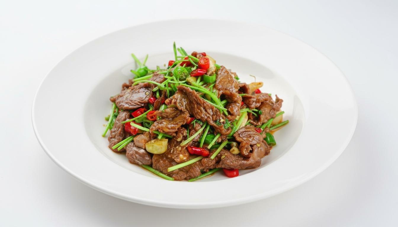 Stir Fry Sliced Beef(小炒黄牛肉)